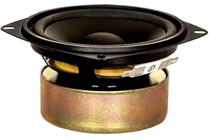 GOLDWOOD SOUND, INC. Goldwood Sound GW-204/4S Shielded 4" Woofer 70 Watt 4ohm Replacement Speaker,Black