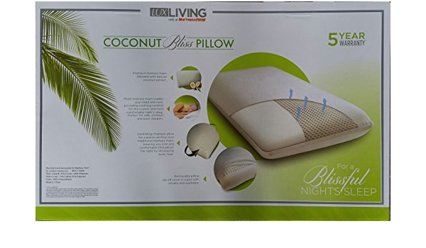 coconut bliss pillow