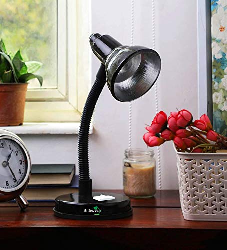 Billie Jean 888 Table Lamp for Reading, Studying & Night Lamp(Matte Black)