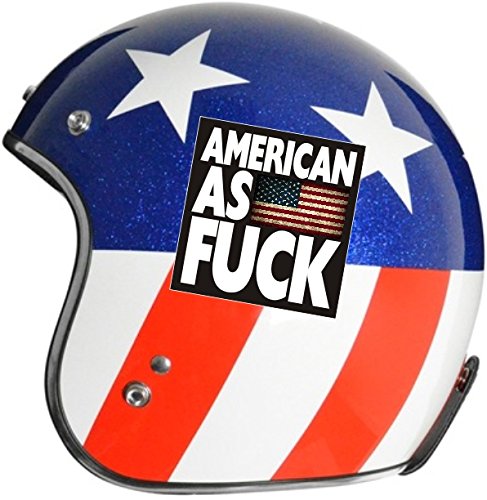 RT883 Proud American as F%CK Vintage US Flag Heavy Vinyl Decal Sticker F Bomb | Use on Yeti Cup Cooler Car Truck Jeep Window Mirror Laptop Ipad Toolbox Locker | 5"x4.75" - Thumbnail 3