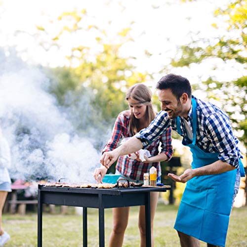 Relaxdays Gartentisch, Holzoptik, eckiger Klapptisch, Kunststoff, Metall, Balkontisch, HxBxT: 74 x 120 x 60 cm, braun – Bild 7