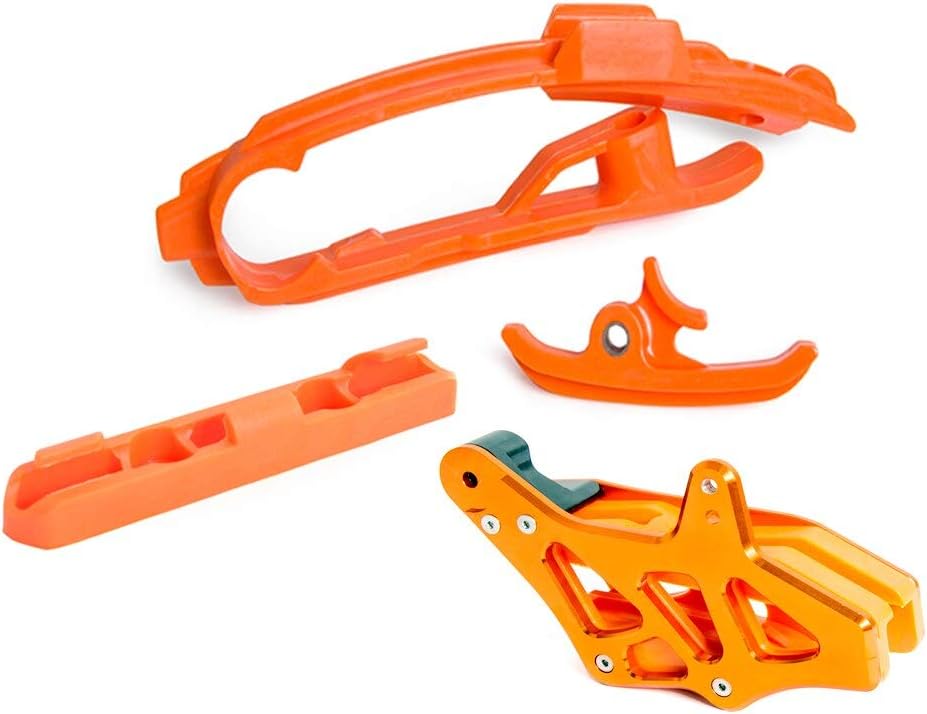 Swingarm Chain Slider Kit +Cnc Chain Guard Guide + Brake Hose Clamp For Ktm 125 200 250 300 350 450 Sx Sxf Smr Xc 2012-2017 (One Set)