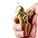 Padgene Singe Windproof Lady Cock 3D Penis Metal Refillable Butane Gas Jet Cigar Flame Lighter Gift Windproof Cigarette Lighter