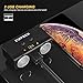 Cateck 1 to 2 Sockets Cigarette Lighter Splitter, Dual USB Car Charger Adapter with Voltage Display Compatible for iPhone7 7s iPad Mini Samsung Galaxy, 12-24V Voltage, Suitable for Various Cars