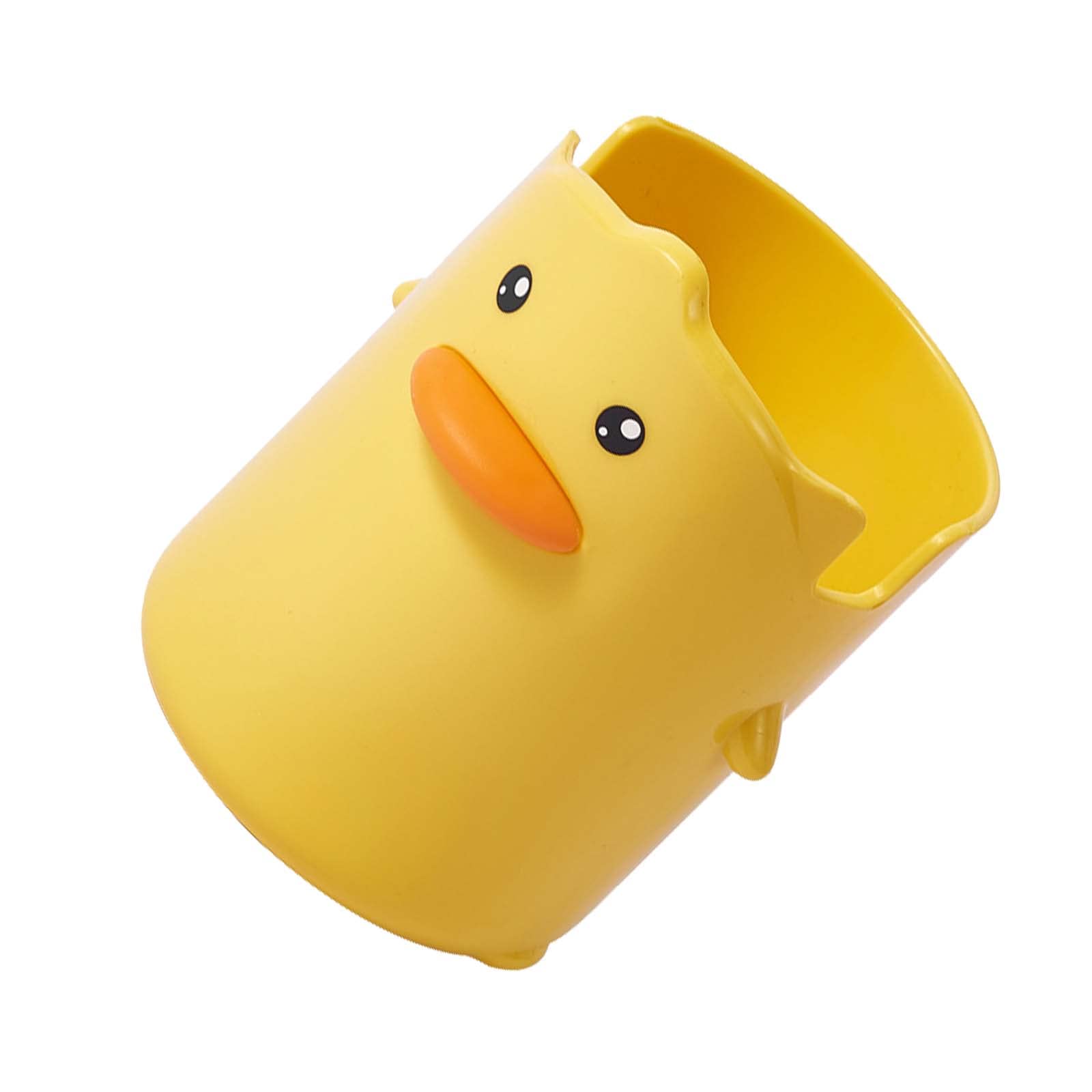 Pen Holder Cute Little Yellow Duck Pencil Holder Multifunction Pen Organizer for Pen Storage and Desktop Management
