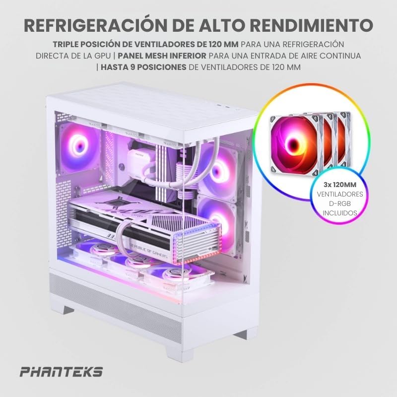 Phanteks XT View Tempered Glass Windows, D-RGB - weiß 5