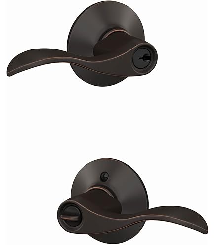 Schlage CAM Camelot Clavier d'entrée avec verrouillage automatique et leviers d'accentuation