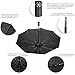 Elyzia Travel Umbrella Windproof Compact Auto Open Close Large Black 60 MPH umbrella