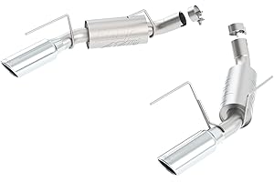 BORLA 11806 Axle-Back Performance Exhaust System for 2005-2009 Ford Mustang GT 4.6L V8 Automatic/Manual Transmission Coupe/Convertible.