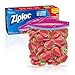 Ziploc Storage Bags, For Food, Sandwich, Organization and More, Smart Zipper Plus Seal, Gallon, 75 Count primary