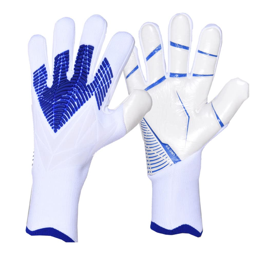 FASECKS Football Goalkeeper Gloves For Boys, Kids Children Youth Soccer Goalie Gloves with 3mm Latex Super Grip Palm Goalkeeping Gloves6/7/8/9/10