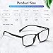 Oiamik Blue Light Blocking Women/Men Computer Glasses with UV400,Lightweight Eyeglasses Frame Gaming Glasses,Anti Eye Strain, Headache, Depression