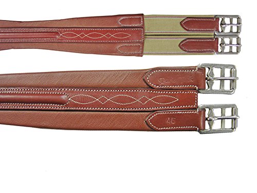 Paris Tack Raised Fancy Stitched Chafeless English Girth At Wholesale Price