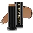 Base Strokes Crème Foundation Stick by Flori Roberts, Full Coverage for Women of Color or Deeper Skin Tones, Long Lasting Makeup, Natural Finish, Complexion Concealer & Corrector