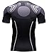 Red Plume Men's Compression Shirt Iron Hero Wicking Sports Tank Top (L)