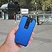 LG Phoenix 2 Case, LG Escape 3 Case, LG K8 Case, LUXCA Designed Armor [Shock Absorption] Drop Protection Hybrid Dual Layer Defender Cover for LG Phoenix 2 (Azure Blue)