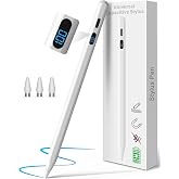 DIGIROOT Stylus Pen for iPhone, High Senstivity Universal Stylus Pen | Fast Charging, Magnetic, Stylus Pen for Touchscreen with LED Power Display, for iPhone Andriod/Tablet/Switch/Samsung Galaxy