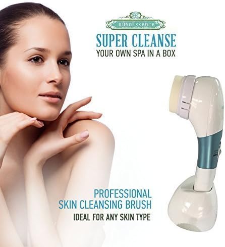 NuvoEssence 5 in 1 Facial Exfoliating Face Brush by NuvoEssence