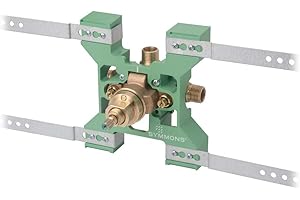 Symmons 261XBRBODY Temptrol Brass Pressure-Balancing Shower Valve with Service Stops and Rapid Install Bracket