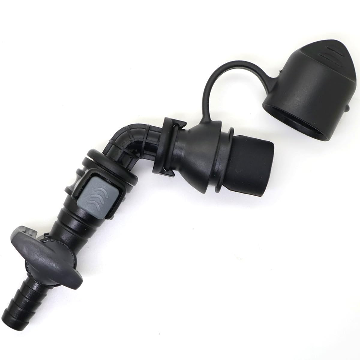 Replacement Hydration Pack Silicone Bite Valve with Cover Backpack Bladder Rubber Mouthpiece Valve Fits Camelbak Platypus Osprey