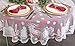 DII 100% Polyester, Machine Washable, Holiday, Snow Village Lace Tablecloth, 70