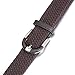 Mio Marino Elastic Belt for Men and Women - Woven Stretch Belt - Gift Box - Brown - M