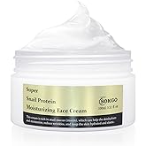 Sokgo Snail Mucin Cream, Revitalizing Hydrating Moisturizer for All Skin Types, Enriched with Snail Extract for Radiant Smooth Skin Ideal for Dry and Dull Complexions
