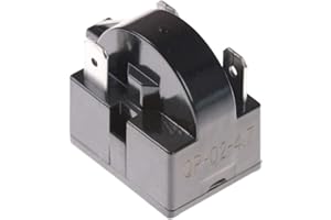 TUAIC QP-02-4.7 3Pin 4.7Ohm Starter/Start Relay Replacement for Mini Fridges, Compact Refrigerators, Beverage & Wine/Beer Coolers, Deep Freezers, Beer/Wine Refrigerators