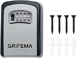 Grifema GA1003 Key Safe Wall Mounted Large Capacity 4 Digit Password Gray view 7