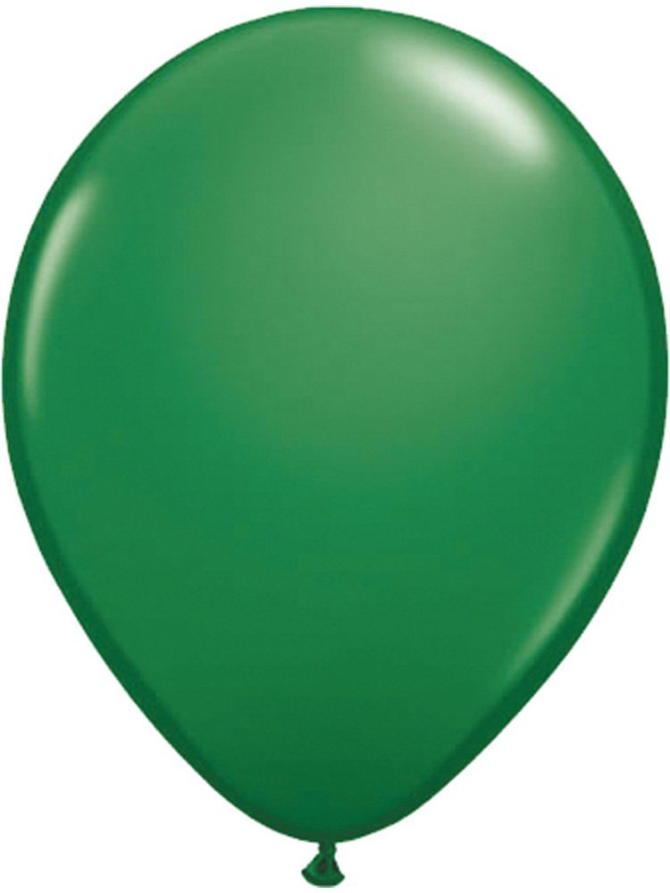 Folat 08169 Green Dark Balloons 30 cm-10 Pieces