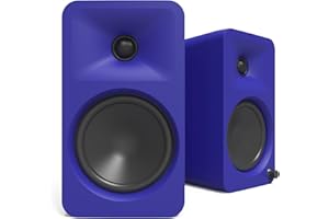Kanto ORA4 140W Powered Reference Speakers with Bluetooth 5.0 and USB-C Input | 4” Woofers with Deep Bass Extension | Bi-Amplified | 80 Hz Automatic Crossover | Reference Quality Sound | Pair | Purple