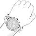 LUXURMAN Mens Real Diamond Watch 0.25ct
