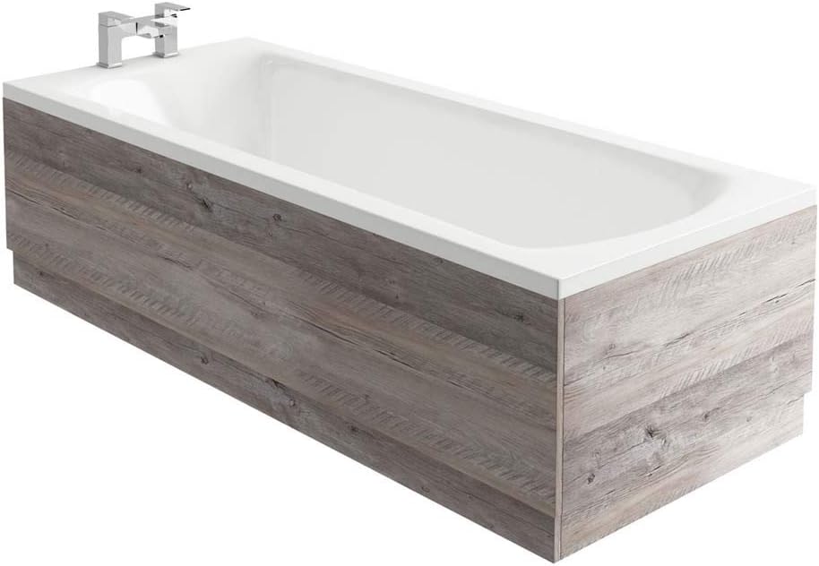 Tila Bare Oak Bath Panel Front 1800mm Adjustable Height Amazon.co.uk