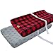 BlueSnail Plush Super Soft and Comfy Changing Pad Cover for Baby 2-Pack (Red Buffalo Palid)