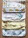 FTSUCQ Womens/Girls Vintage Multi Floral Wedding Party Cotton Handkerchiefs