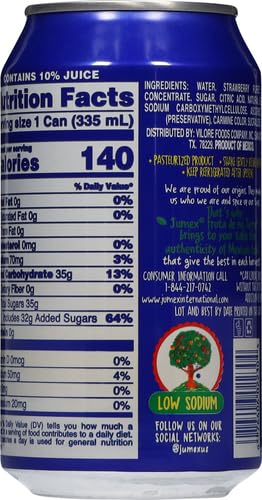 JUMEX STRAWBERRY NECTAR, 11.3 FL OZ CAN