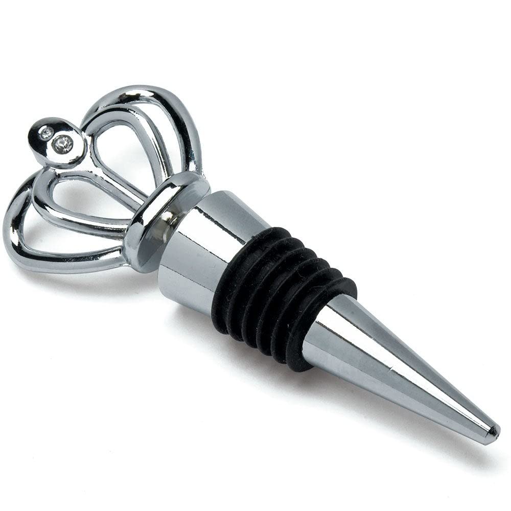 Weddingstar Queen Crown with Crystals Wine Stopper in Gift Packaging