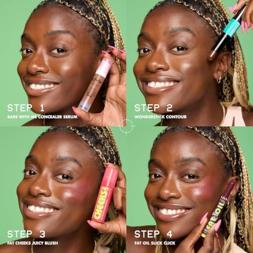 , Fat Cheeks Juicy Blush, Colorete Líquido con Acabado Glossy, Hidratación Prolongada, Color Intenso 12 Horas, Tono 02 Fig Fizz, 8ml