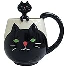 Decole Cat Mug and Spoon, 12 oz.