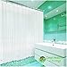 Clean Healthy Living Heavy Duty PEVA Frost Shower Curtain Liner with Magnets & Suction Cups - 70 X 72 in. Long