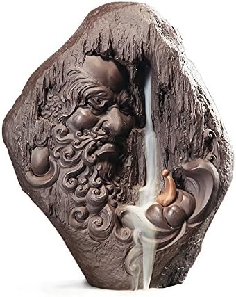 Violet Arenaceous Put Back The Clock Censer Zen Head Portrait Smoked Incense Burner Archaize Household Tea Pet Originality Furnishing Articles Crafts