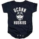 University of Connecticut Official One Color Logo Unisex Infant Snap Suit for Baby