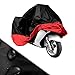 Leegoal(TM) Motorcycle Motorbike Waterproof Dustproof UV Protective Cover(Black&Red,XL)