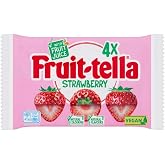 Fruitella Strawberry | Fruitella Candy | Fruittella | Fruitella Sweets | Pack of 4 Rolls | 5.78 Ounce Total