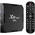 Sofobod Smart TV Box Android 11.0 S905X4 Quad Core ARM Cortex A55 CPU, 4GB RAM 32GB ROM, Ultra HD 4K HDR H.265 AV1 Decoding with Dual Band 2.4GHz/5GHz WiFi 100M Ethernet LAN BT 4.1 USB 3.0:X96 MAX+432