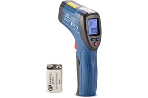 CEM DT-8666 Digital Infrared Meat Thermometer Gun,DS10:1 Instant Read Laser Temperature Gun for Griddle,Grill,Oven,Pizza, The