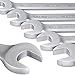 Yescom 12-piece Flex-Head Ratcheting Combination Wrench Set, 8-19mm Metric & 5/16-3/4