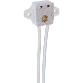 B&amp;P Lamp&reg; Porcelain Bi-Pin Halogen Socket
