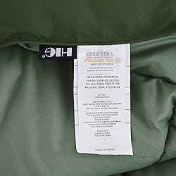 HIG 3pc Green Down Alternative Comforter Set Queen