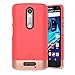 Motorola Droid Turbo 2 Case, Encased (SlimSHIELD Edition) Ultra Slim Cover (Full Coverage) Hybrid Slider Shell (Coral Pink)